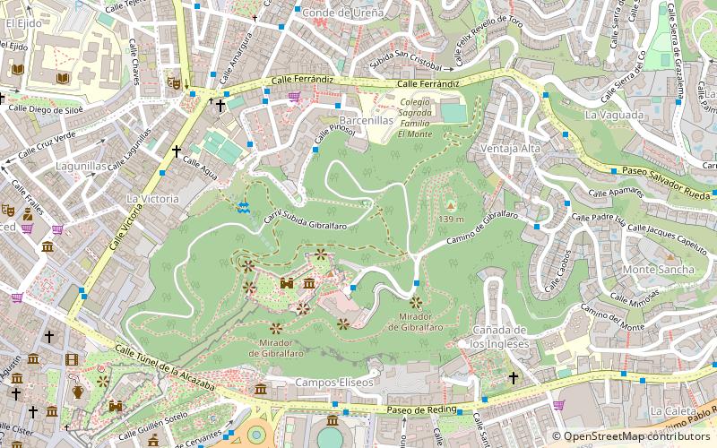 Castillo de Gibralfaro location map