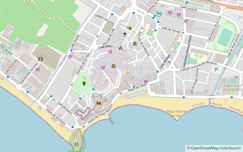 siete palacios almunecar location map