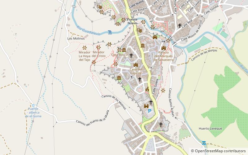 palacio de mondragon ronda location map