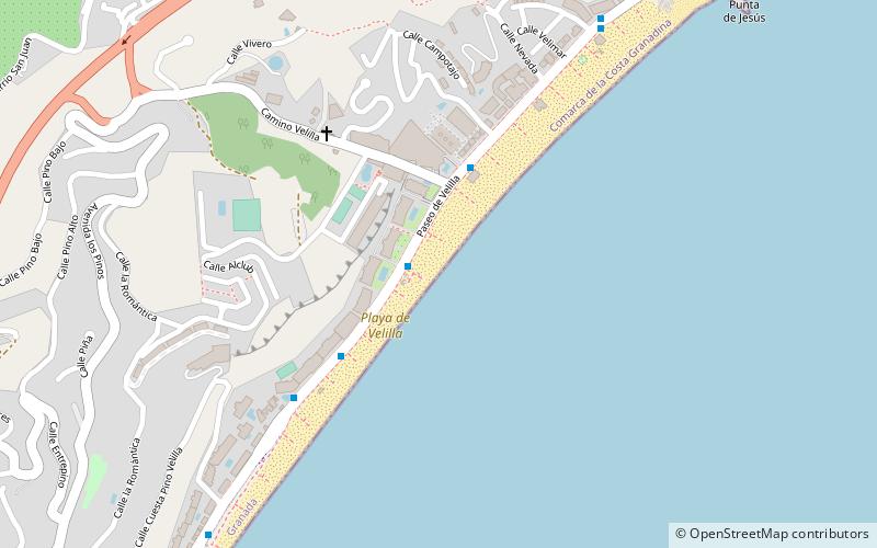 Playa de Velilla location map