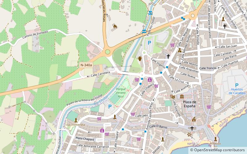 rio chillar nerja location map