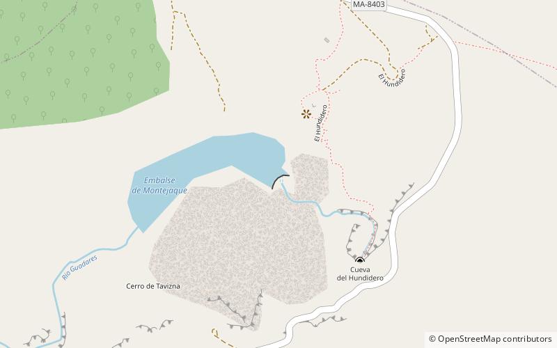 Presa de Montejaque location map