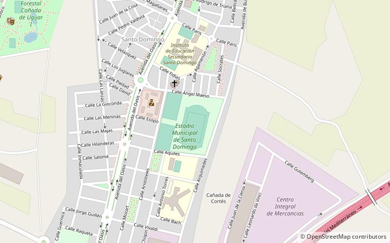 Estadio Municipal de Santo Domingo location map