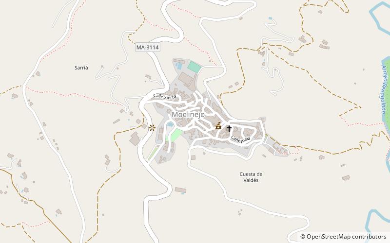 Moclinejo location map