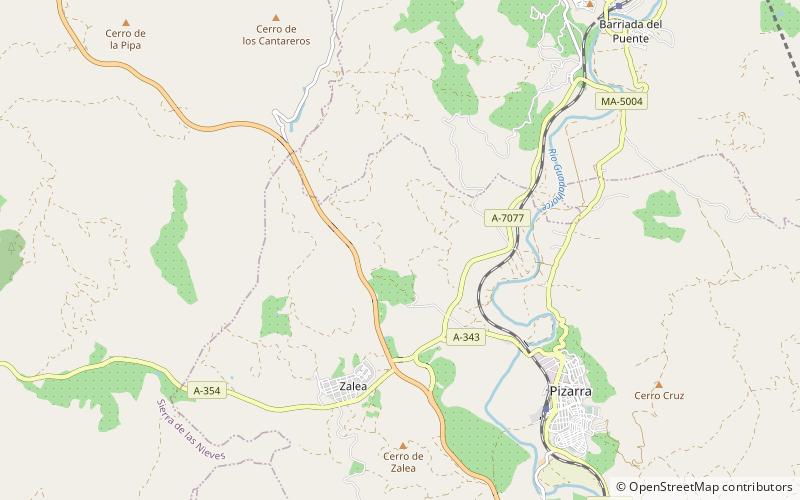 Pizarra location map