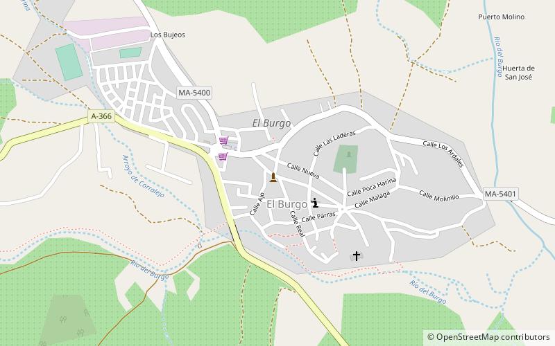 El Burgo location map
