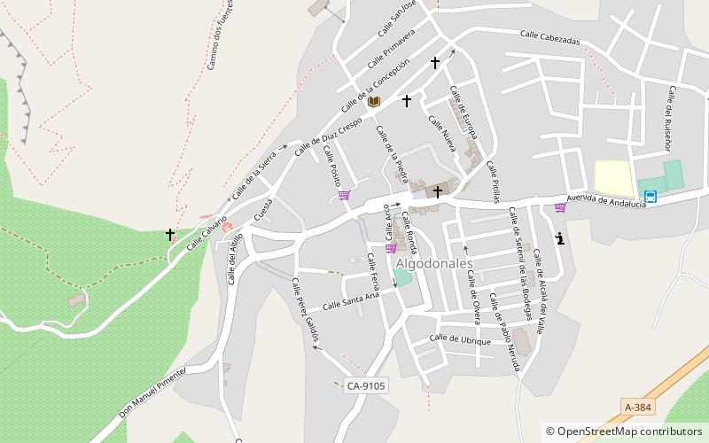Algodonales location map