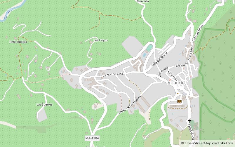 Alcaucín location map
