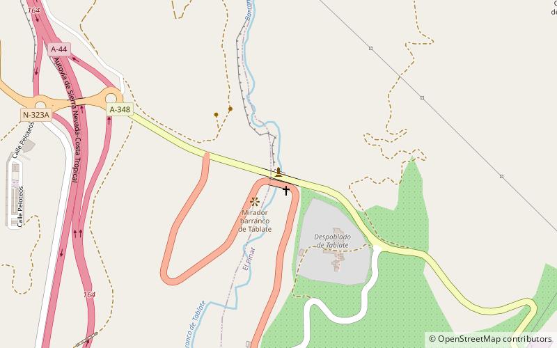 Puente de Tablate location map