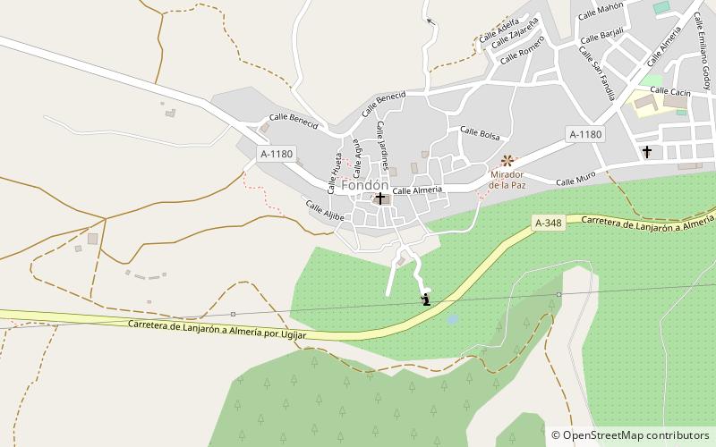 Fondón location map