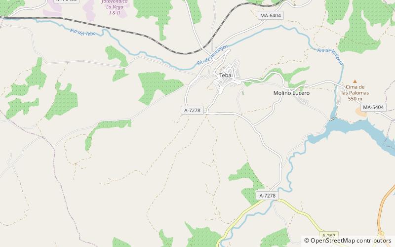 Teba location map