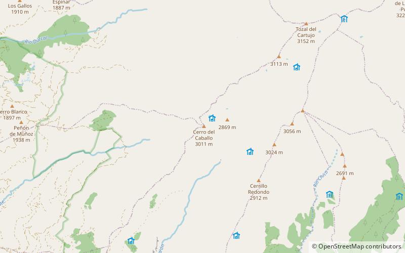 Pico del Caballo location map