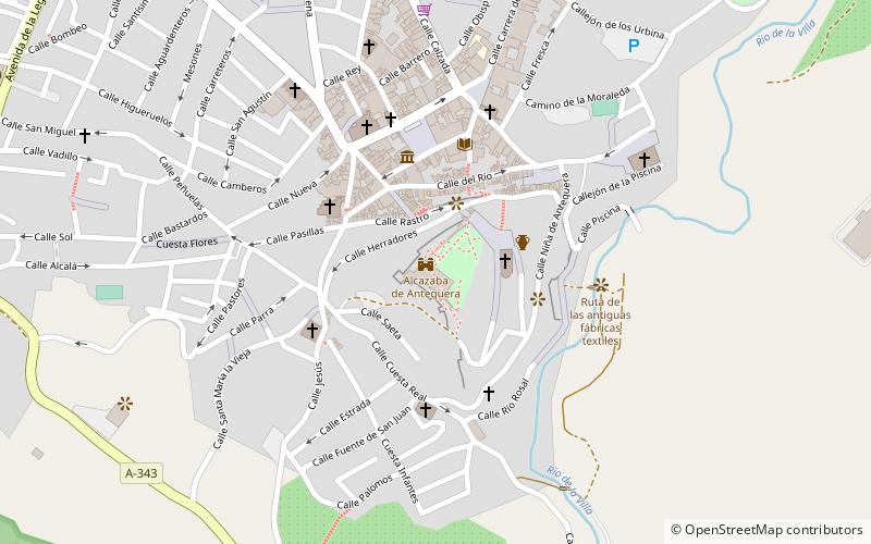 Alcazaba de Antequera location map