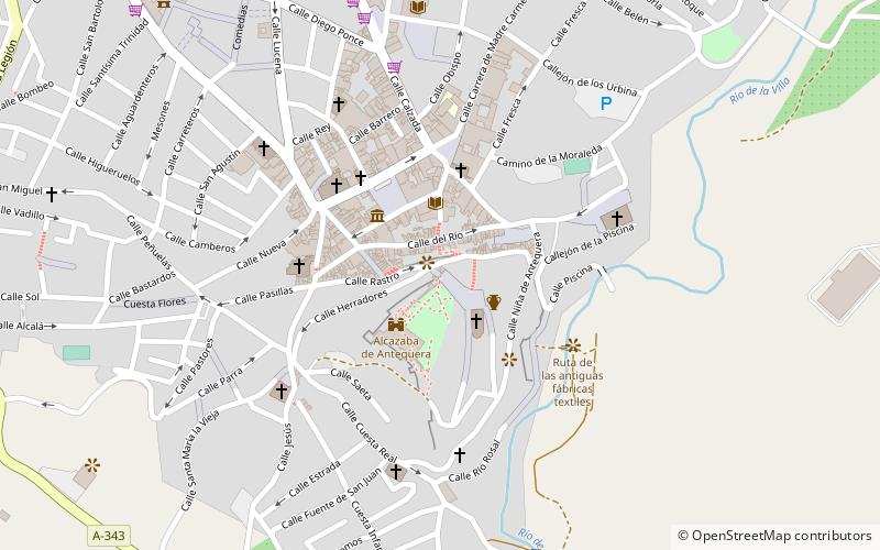 arco de los gigantes antequera location map