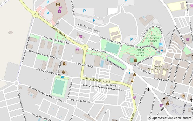 pabellon polideportivo municipal fernando arguelles antequera location map
