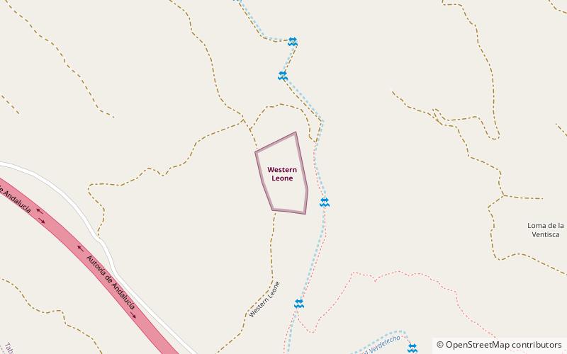 Western Leone location map