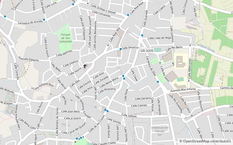 ogijares granada location map