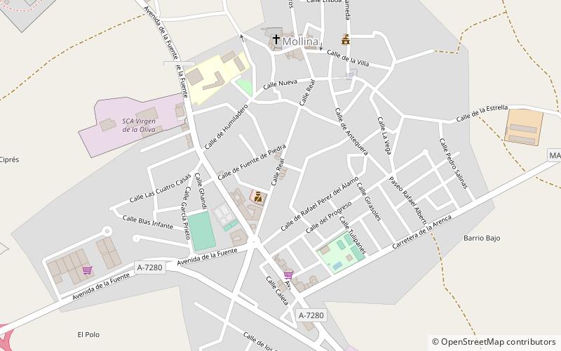 Mollina location map