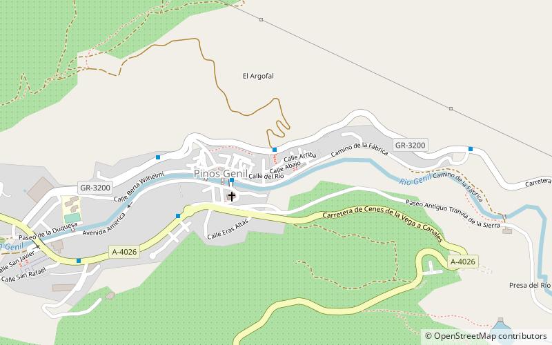 Pinos Genil location map