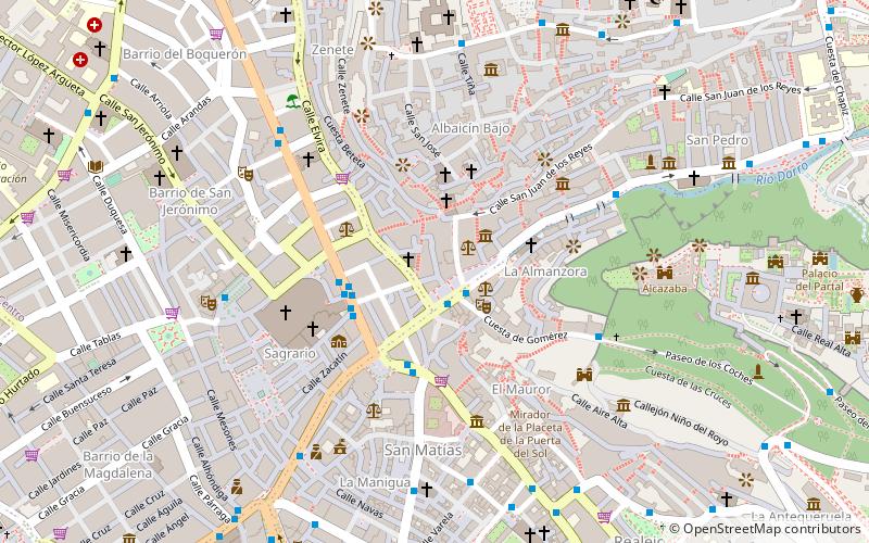 flamenco la alborea granada location map