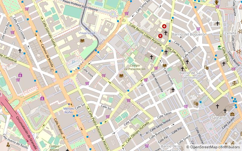 Granada Public Library location map