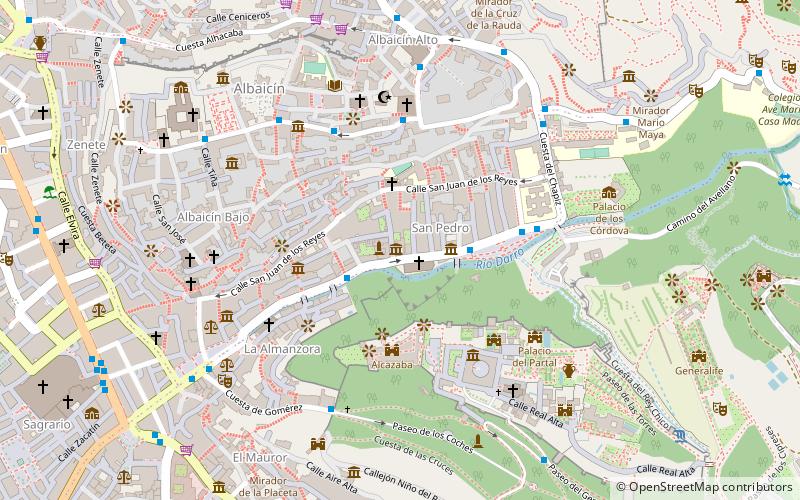 Archaeological Museum of Granada location map
