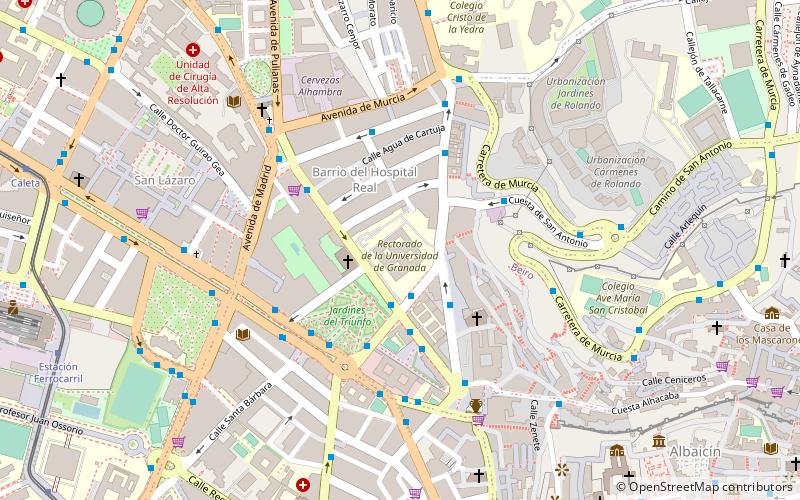University of Granada location map