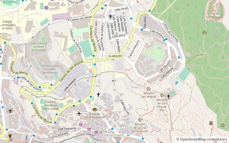 Puerta de Fajalauza location map