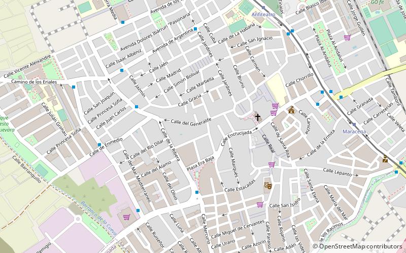 maracena granada location map
