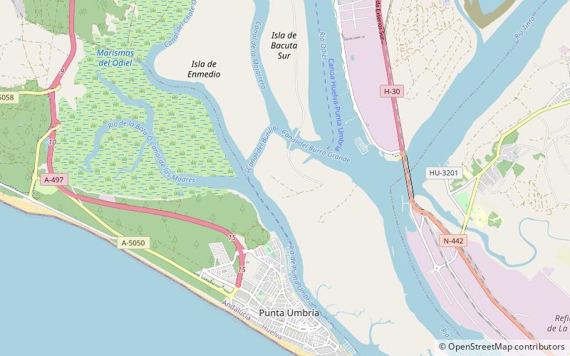 Marismas del Odiel location map