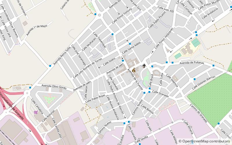 Peligros location map