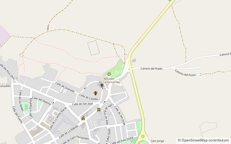 Fontanilla location map