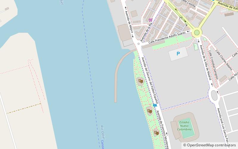 Muelle del Tinto location map