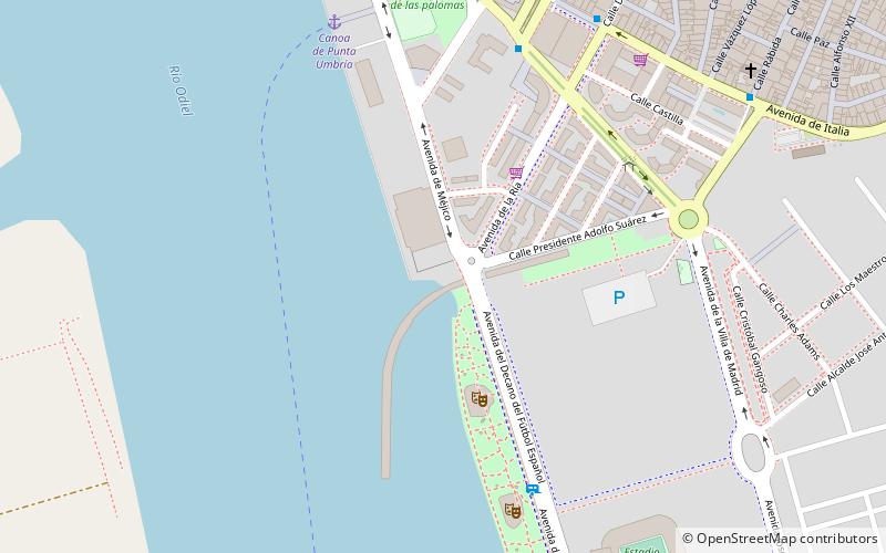 rio tinto pier huelva location map