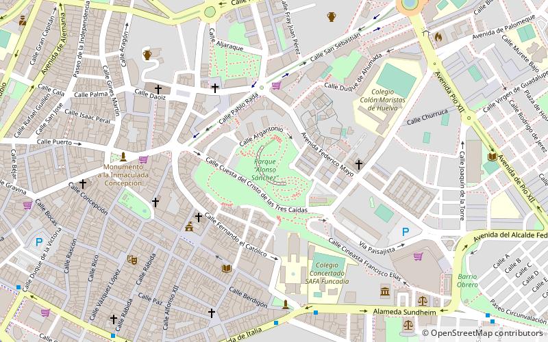 parque alonso sanchez huelva location map