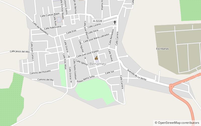 Benamejí location map