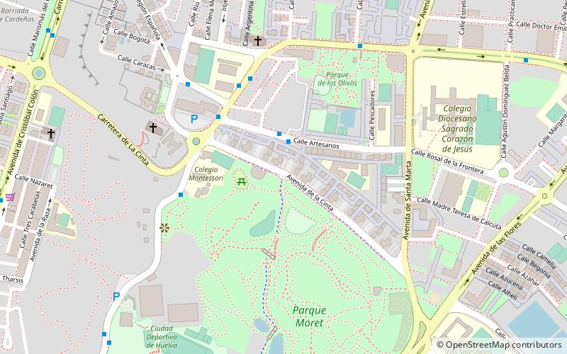 Parque Moret location map