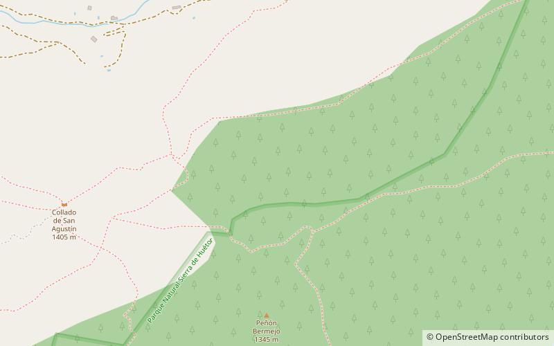 Sierra de Cogollos location map