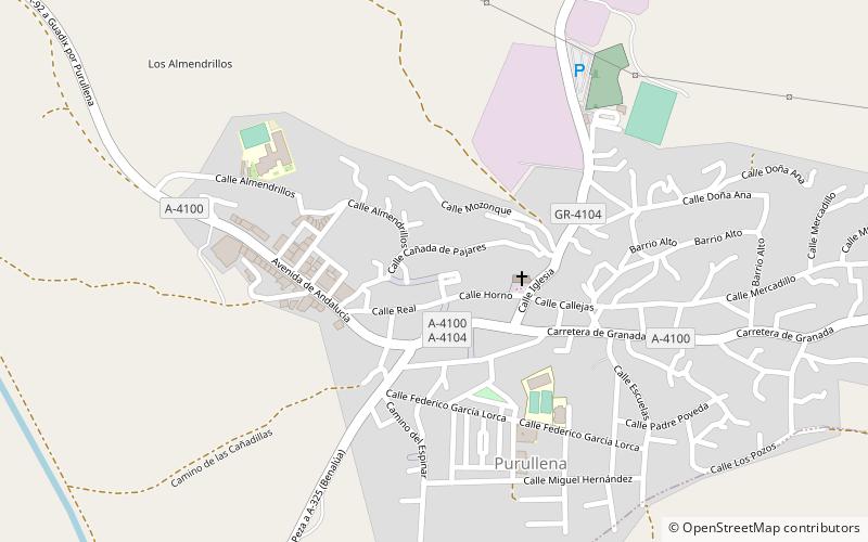 Purullena location map