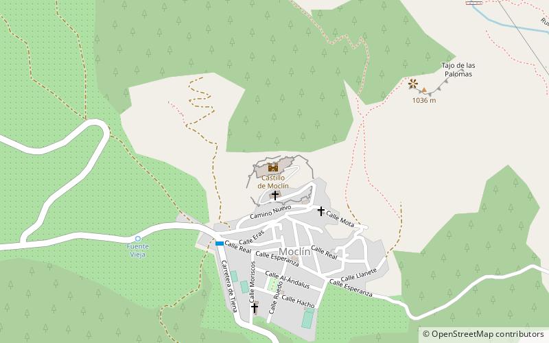 Castillo de Moclín location map