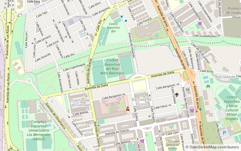 Ciudad Deportiva Luis del Sol location map