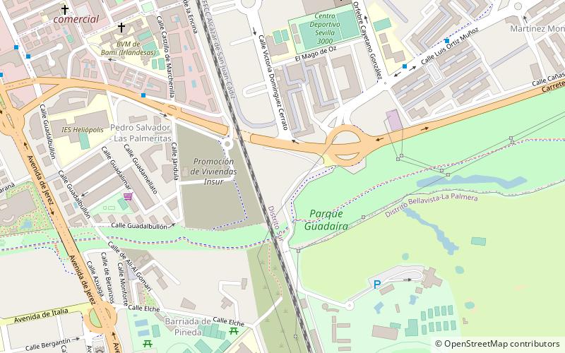Bellavista–La Palmera location map