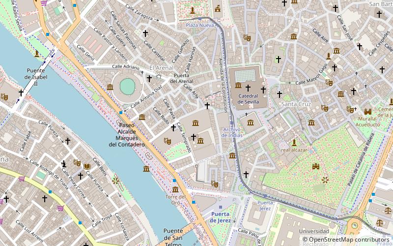Seville Royal Dockyards location map
