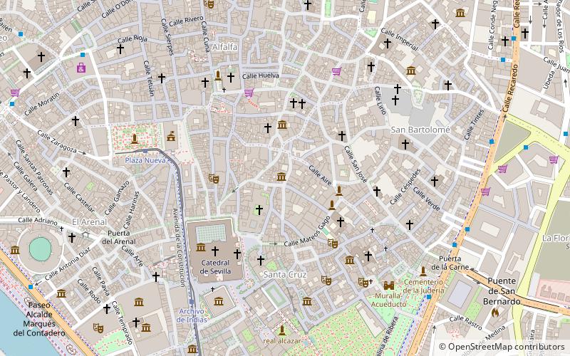 Real Academia Sevillana de Buenas Letras location map