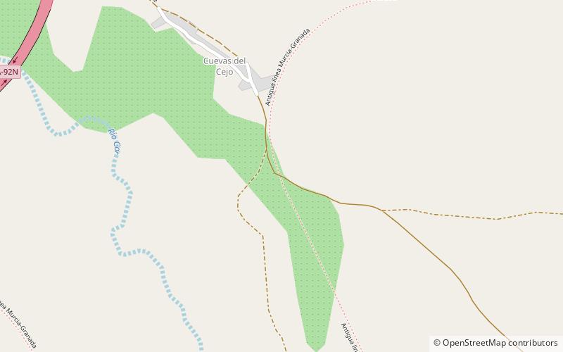 Gor location map