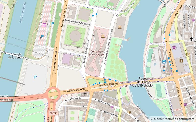 Sevilla Tower location map
