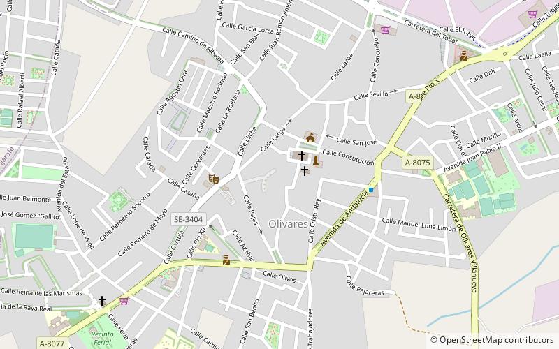 olivares location map