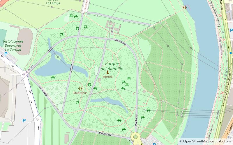 Parque del Alamillo location map