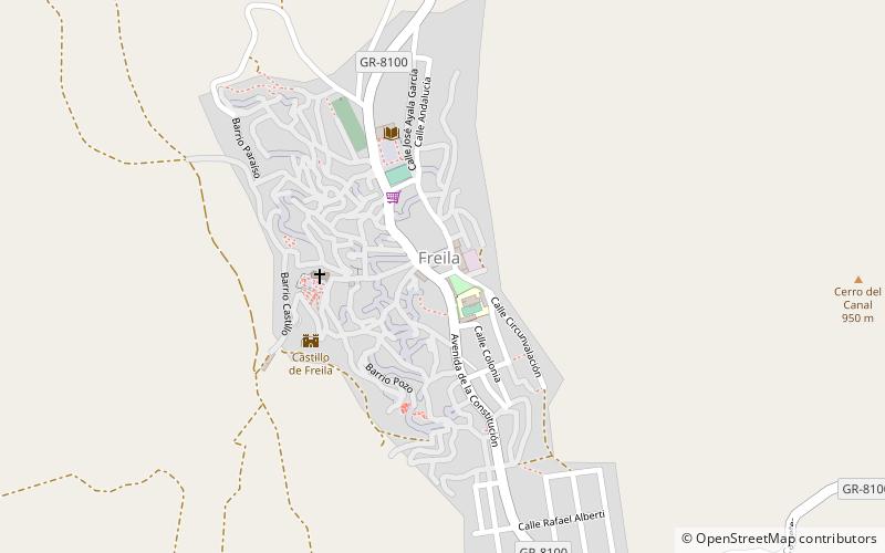 Freila location map