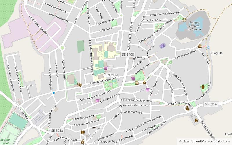 Gerena location map